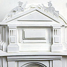 Escultura en papel de la Puerta de Alcalá. Miniatura
